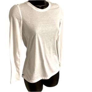 Dri Fit XSmall women’s white athletic wear long leave sleeve shirt top like new